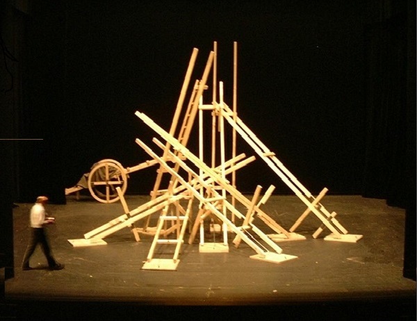 photo: Martin Riches set for final scene